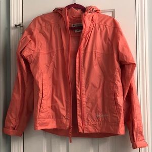 Hooded Columbia Rain Jacket